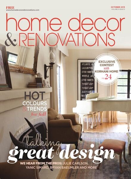 Home Decor & Renovations GTA — October 2013