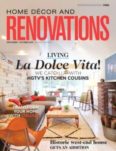 Home Decor and Renovations Edmonton — September-October 2013