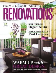 Home Decor and Renovations — June-July 2013