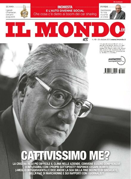 IL Mondo Italy – 25 Ottobre 2013
