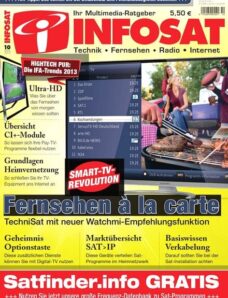 Infosat Magazin – Oktober N 10 2013