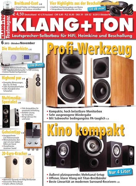 Klang & Ton — Oktober-November 2013