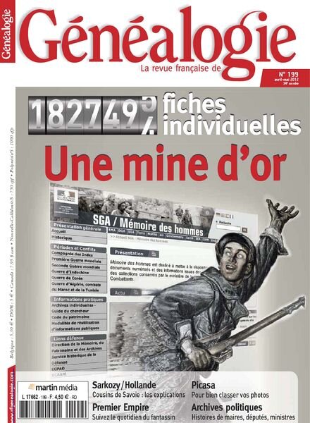 La Revue Francaise de Genealogie 199 – Avril-Mai 2012