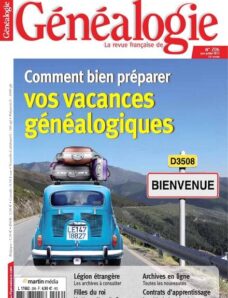 La Revue Francaise de Genealogie 206 – Juin-Juillet 2013