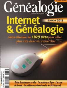 La Revue Francaise de Genealogie Hors-Serie 34 – Edition 2013