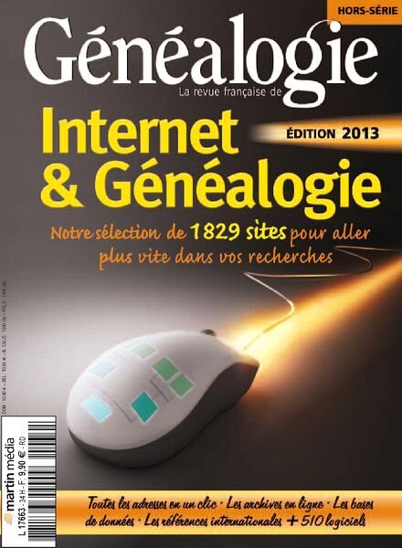 La Revue Francaise de Genealogie Hors-Serie 34 — Edition 2013