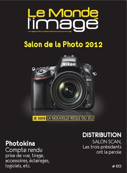 Le Monde de l’Image N 83 – 2012