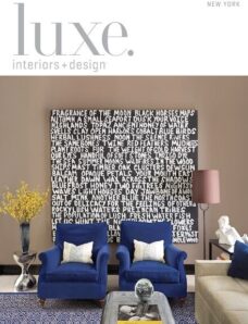 Luxe Interior + Design Magazine New York Edition Fall 2013