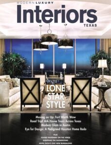 Modern Luxury Interiors Texas Magazine – Fall 2013