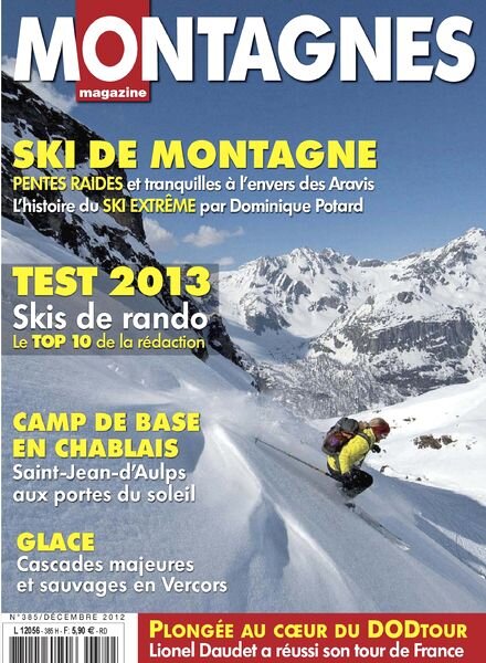 Montagnes Magazine 385 — Decembre 2012