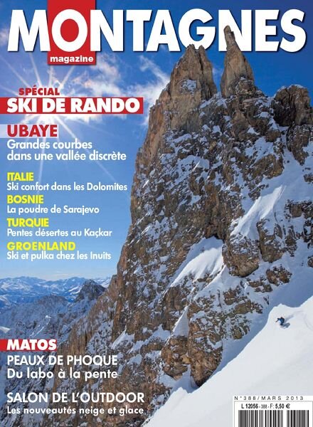 Montagnes Magazine N 388 – Mars 2013