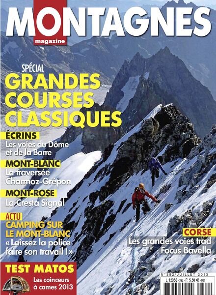 Montagnes Magazine N 392 — Juillet 2013