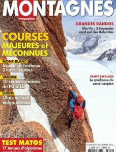 Montagnes Magazine N 394 – Aout-Septembre 2013