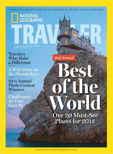 National Geographic Traveler USA — December 2012 — January 2013