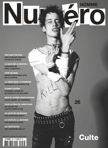Numero Magazine Hors-Serie Hommes N 25 — Automne-Hiver 2013