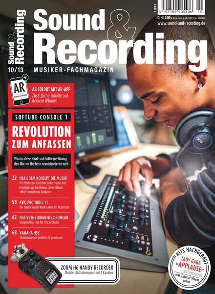 Sound und Recording Musiker-Fachmagazin — Oktober 2013
