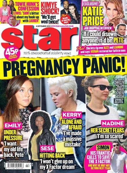 Star Magazine UK – 04 November 2013