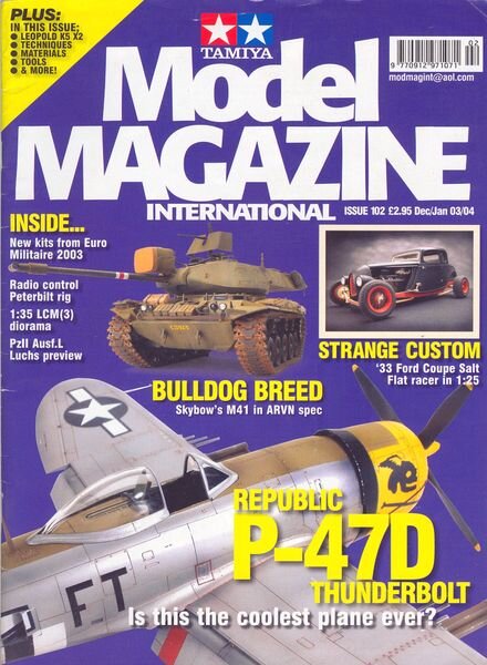 Tamiya Model Magazine International — Issue 102, 2003-2004-12-01