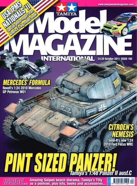Tamiya Model Magazine International — Issue 192, 2011-10