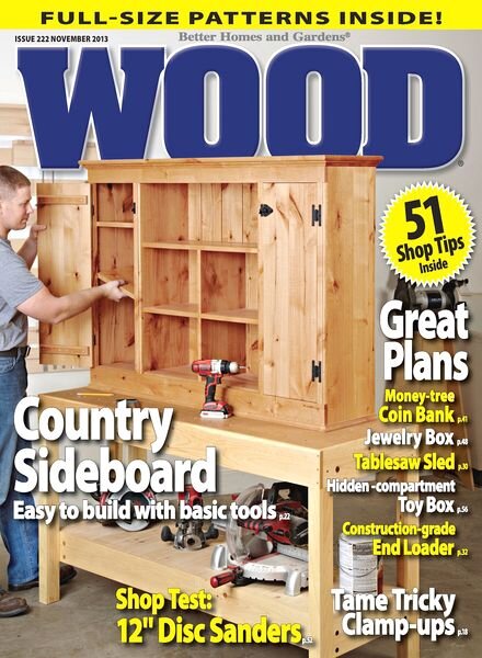 WOOD Magazine – Issue 222, November 2013