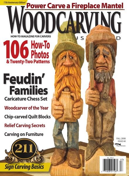 Woodcarving Illustrated — Issue 44, Fall 2008