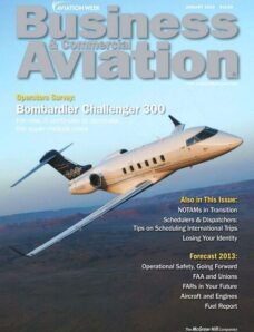 Business & Commercial Aviation – January 2013
