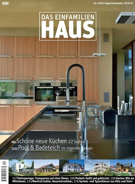 Das Einfamilienhaus Magazin – August-September 2013