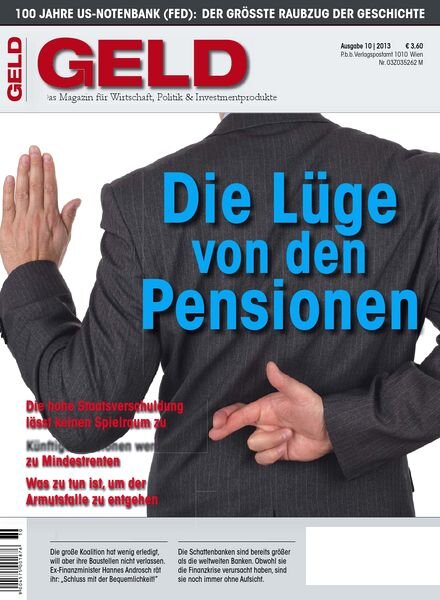 Geld Magazin N 10, 2013