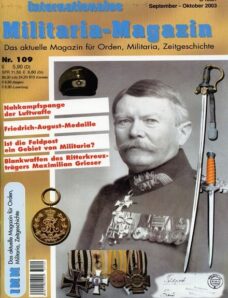 Internationales Militaria-Magazin 109 2003-09-10