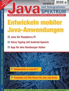 Java Spektrum Magazin – Dezember-Januar 2013