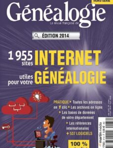 La Revue Francaise de Genealogie Hors-Serie N 37 – Edition 2014