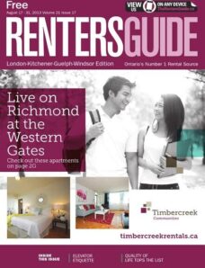 London Renters Guide – 17-31 August 2013
