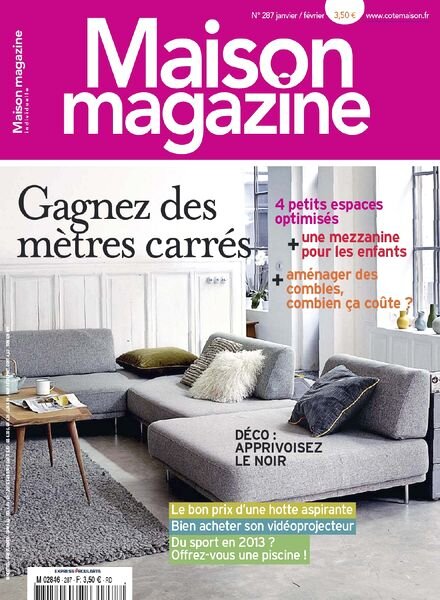 Maison Magazine N 287 – Janvier-Fevrier 2013
