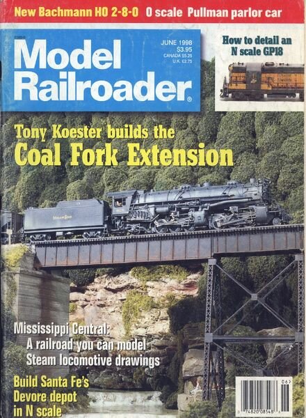 Model Railroader – 1998-06