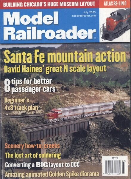 Model Railroader — 2003-07