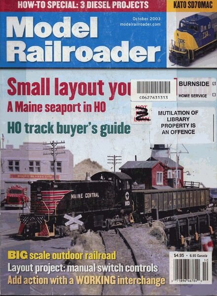 Model Railroader – 2003-10