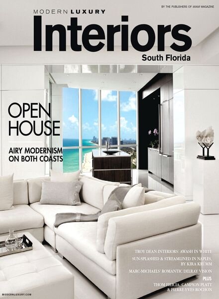 Modern Luxury Interiors South Florida Magazine Winter 2014