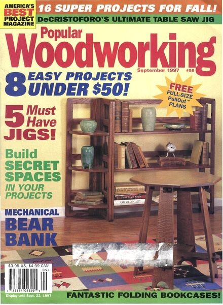 Popular Woodworking — 098, 1997