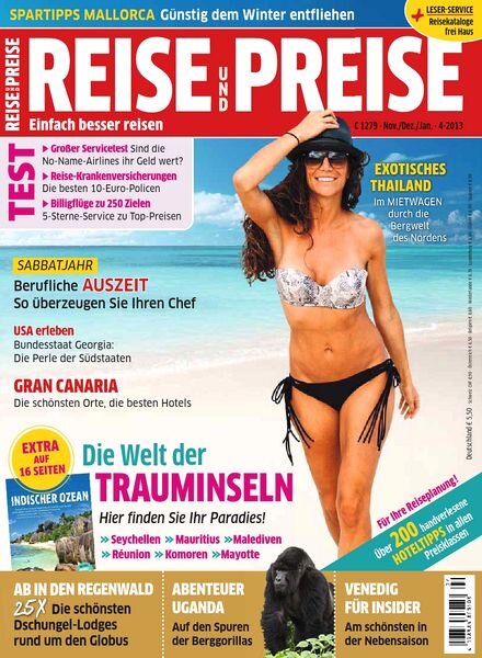 Reise und Preise Magazin – November-Dezember-Januar 2013
