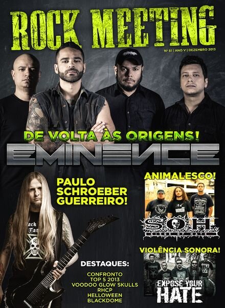 Revista Rock Meeting Issue 51, Dezembro 2013