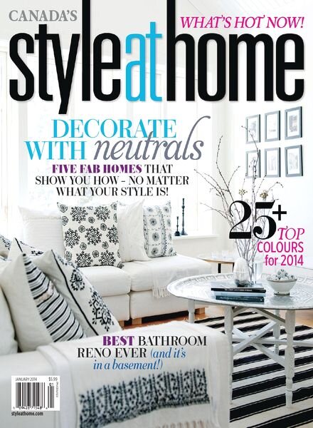 Style At Home Canada – January 2014