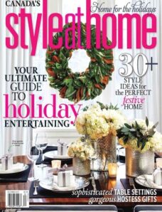 Style at Home Magazine — December 2013