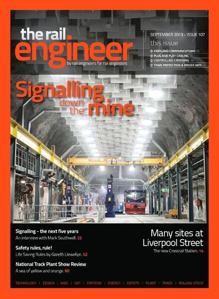The Rail Engineer — Issue 106, August 2013