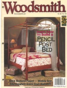 WoodSmith Issue 153, June-July 2004 — Pencil Post Bed