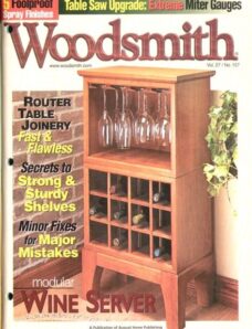 WoodSmith Issue 157, Feb-Mar 2005 – Modular Wine Server