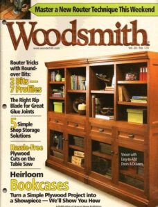 WoodSmith Issue 170, Apr-May 2007 — Bookcases