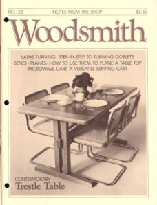 WoodSmith Issue 23, Sep 1982 — Contemporary Trestle Table