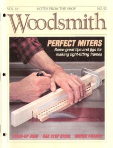 WoodSmith Issue 92, Apr 1994 — Perfect Miters