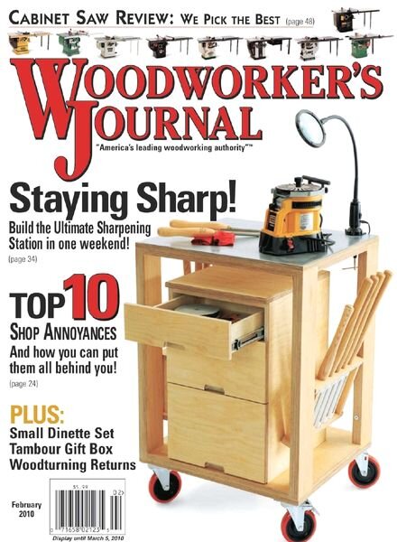 Woodworker’s Journal — Vol 34, Issue 1 — 2010-02