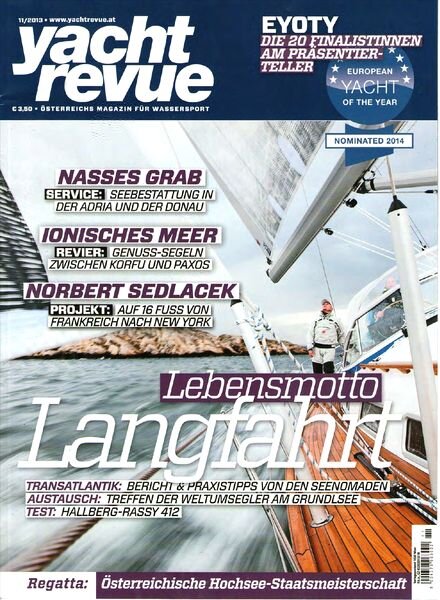 Yachtrevue Magazin — November 2013